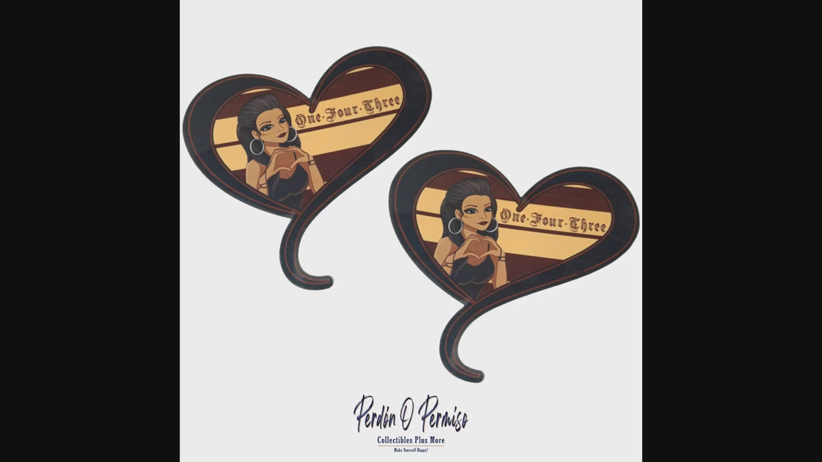143 Sticker | One Four Three Sticker | Chicana Stickers | Chicana Fashion | Stickers and Decals